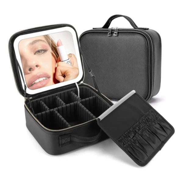 Estuche Maquillaje Portátil con Luz Led - Imagen 2