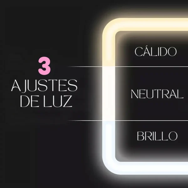 Estuche Maquillaje Portátil con Luz Led - Imagen 8