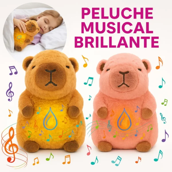 Peluche Capibara Musical con Luz - Imagen 2