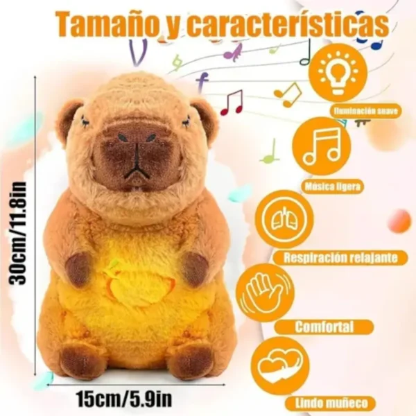 Peluche Capibara Musical con Luz - Imagen 9